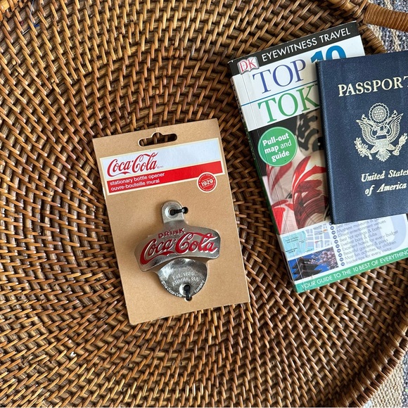 Coca Cola Stationary Walk Hanging Metal Bottle Opener New in Package - Picture 2 of 5